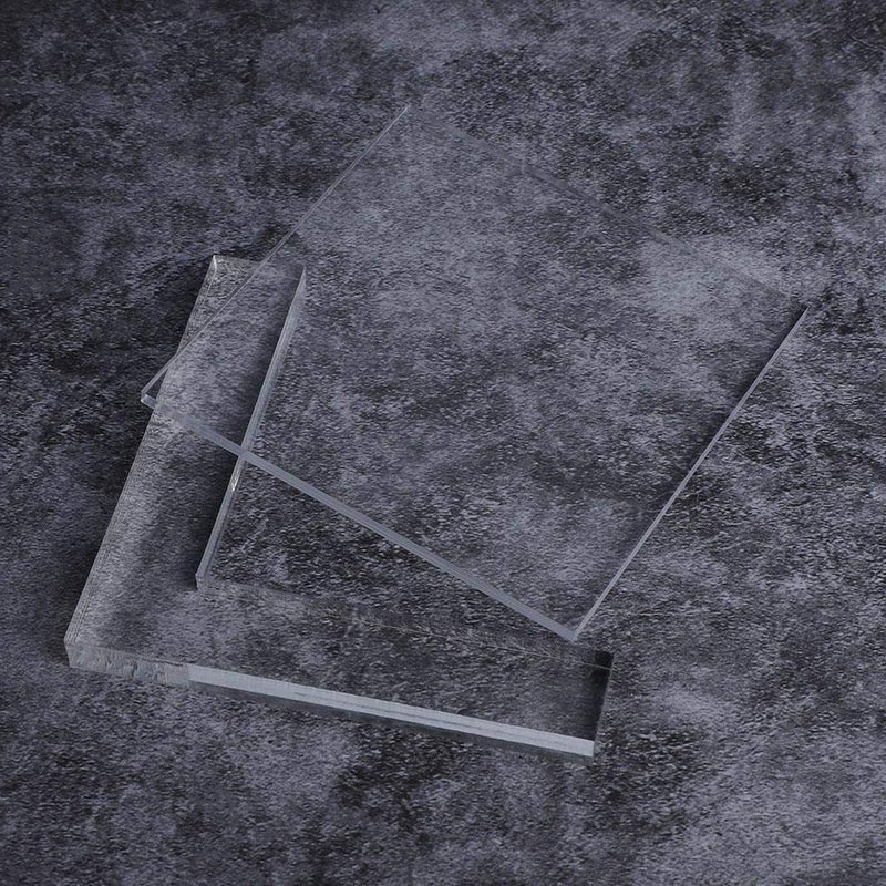 ZJchao 2pcs Stamp Block Clear Stamping Tools, Stamp Positioner Kit Acrylic Stamp Coloring Board Locating Clear Acrylic Pad Stamp Positioner, Stamp Coloring Board for Scrapbooking Crafts Card Making - Image 5